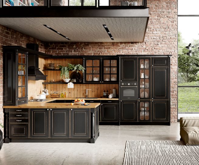 Modell CASTEL Diva Black Gesamtansicht – OSTER KÜCHE