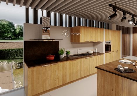 Blick in den virtuellen Showroom von OSTER KÜCHE